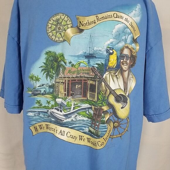 Jimmy Buffett Margaritaville T-Shirt, XL KEY WEST Florida, Changes in Latitudes - Picture 8 of 11